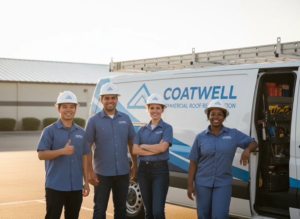 Commercial roof coating company in Weesatche, TX